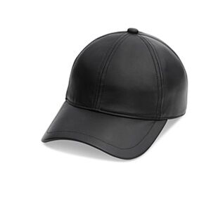 rag & bone Black Leather Cap